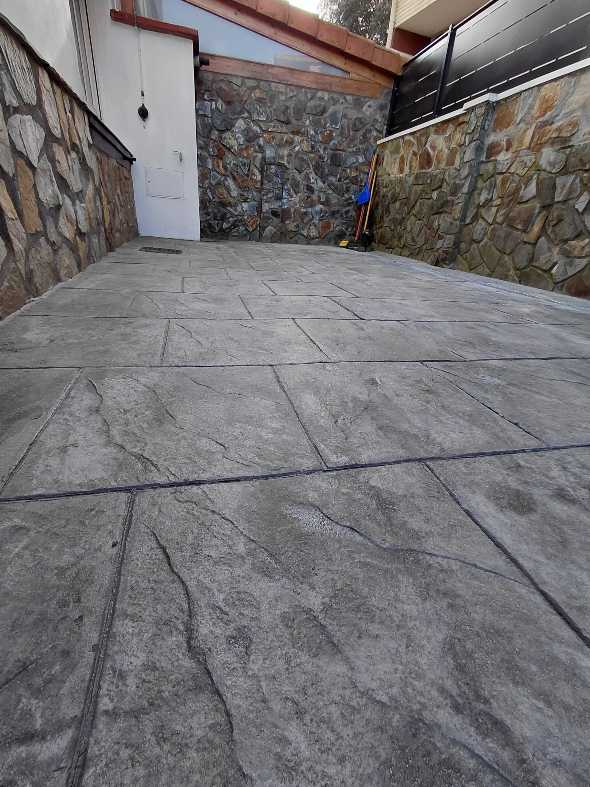 Hormigón impreso en Euskadi.